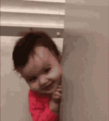 Cute Baby Cute Baby Playing GIF - Cute Baby Cute Baby Playing Cute Baby Behind The Wall GIFs