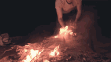 Burning Wood Airspeeder GIF