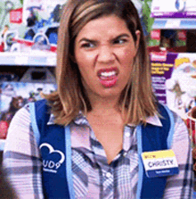 superstore amy sosa disgusted ugh yuck