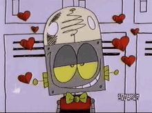 Robot Jones Cartoon Network GIF - Robot Jones Cartoon Network Heart GIFs