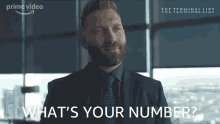 Whats Your Number Steve Horn GIF - Whats Your Number Steve Horn The Terminal List GIFs