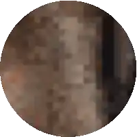 a pixelated image of a brick wall in a circle