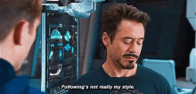 Tony Stark Following GIF - Tony Stark Following My Style GIFs