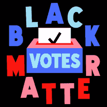 Black Votes Matter Equality GIF - Black Votes Matter Equality Black Voter Day GIFs