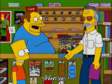 Stan Lee The Simpsons GIF - Stan Lee The Simpsons Panting GIFs