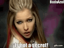 Avrillavigne Is Not Secret GIF - Avrillavigne Is Not Secret Shhh GIFs