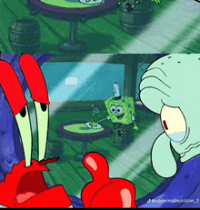 spongebob and squidward from spongebob squarepants