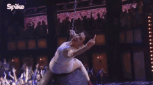 Anne Hathaway Came In Like A Wrecking Ball GIF - Anne Hathaway Came In Like A Wrecking Ball Miley Cyrus GIFs