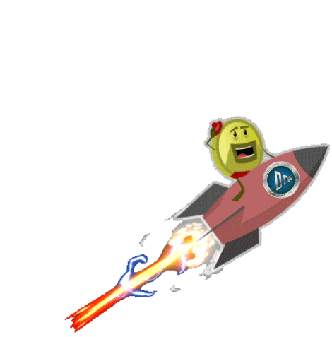 Thedigitalmoney Rocket Sticker - Thedigitalmoney Rocket Fly Stickers
