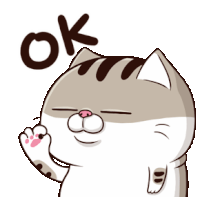 Cute Cat Sticker - Cute Cat Amifatcat Stickers