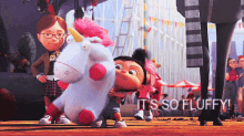 Its So Fluffy Girl GIF - Its So Fluffy Girl Despicable Me GIFs