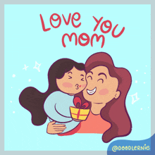 Love You Mom Doodlernie GIF - Love You Mom Doodlernie Love You Maa GIFs