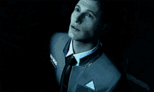 Connor Rk800 GIF - Connor Rk800 Look Up GIFs