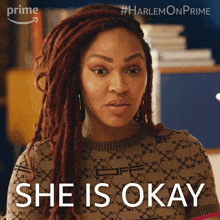 She Is Okay Camille Parks GIF - She Is Okay Camille Parks Harlem GIFs