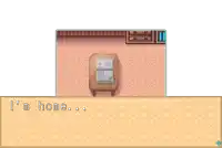 a screenshot of a video game with the words i 'm home