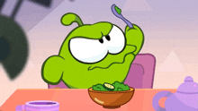 Playing With Food Om Nom GIF - Playing With Food Om Nom Cut The Rope GIFs