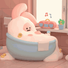 Cute Bunny GIF - Cute Bunny Bath GIFs