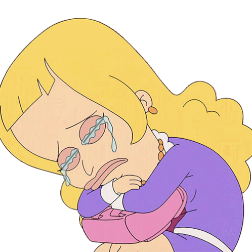 Crying Lola Skumpy Sticker - Crying Lola Skumpy Big Mouth Stickers