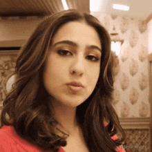 Sara Ali Khan Namaste GIF - Sara Ali Khan Namaste Flying Kiss GIFs