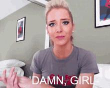 Jenna Marbles Damn Girl GIF - Jenna Marbles Damn Girl Slow Clap GIFs