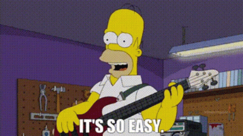 The Simpsons Homer Simpson GIF - The Simpsons Homer Simpson Its So Easy GIFs