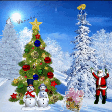 Boldog Karácsonyt Christmas Tree GIF