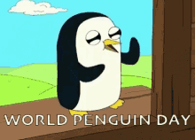 Adventure Time Penguin Day GIF - Adventure Time Penguin Day World Penguin Day GIFs