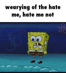 Wearying Of The Hate Me Hate Me Not Spongebob GIF - Wearying Of The Hate Me Hate Me Not Spongebob Hawaii Part Ii GIFs