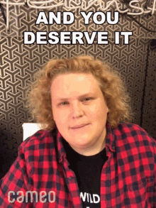 And You Deserve It Fortune Feimster GIF - And You Deserve It Fortune Feimster Cameo GIFs