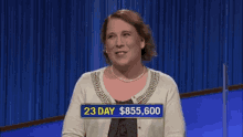 Amy Schneider Jeopardy GIF - Amy Schneider Jeopardy Jeopardy Champion GIFs
