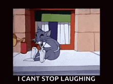 Tom And Jerry Laugh GIF
