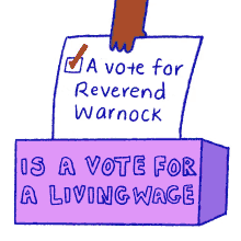 reverend warnock warnock georgia ga ballot
