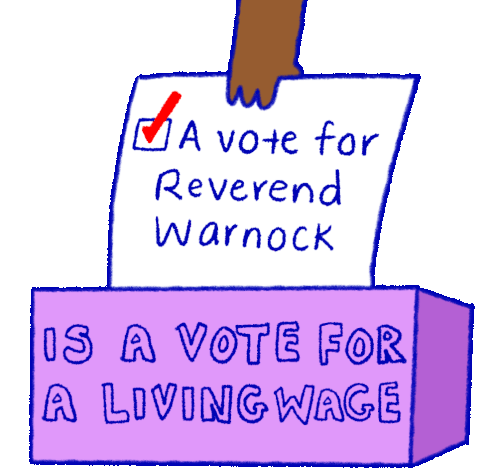 Reverend Warnock Warnock Sticker - Reverend Warnock Warnock Georgia Stickers