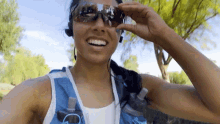 Put Off The Shades Michelle Khare GIF - Put Off The Shades Michelle Khare Shades Off GIFs