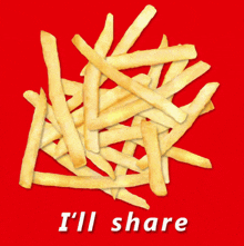 French Fries Bff GIF - French Fries Bff Sharing Is Caring GIFs