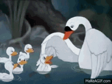 Ugly Duckling Swan GIF - Ugly Duckling Swan Hug GIFs