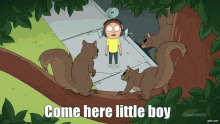 Come Here Little Boy Mortys Mind Blowers GIF - Come Here Little Boy Mortys Mind Blowers Squirrel GIFs