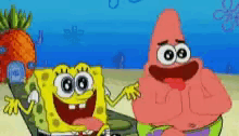 Spongebob Smiling GIF - Spongebob Smiling Patrick GIFs