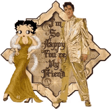 Betty Boop Elvis GIF - Betty Boop Elvis Gold GIFs