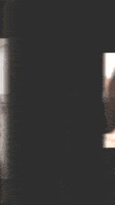 a blurry picture of a woman 's face is displayed on a black background