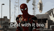 Deal With It Spider Man GIF - Deal With It Spider Man Explosion GIFs