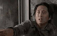 The Walking Dead Glenn GIF - The Walking Dead Glenn Breathing Hard GIFs