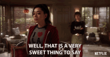 Well That Is A Very Sweet Thing To Say Aimee Garcia GIF - Well That Is A Very Sweet Thing To Say Aimee Garcia Ella Lopez GIFs