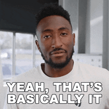 Yeah That'S Basically It Marques Brownlee GIF - Yeah That'S Basically It Marques Brownlee That'S All GIFs