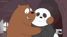 we bare bears hug friend