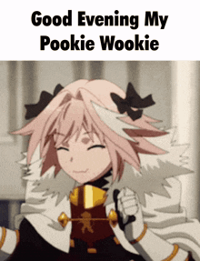 Good Evening My Pookie Wookie GIF - Good Evening My Pookie Wookie GIFs
