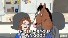 This Is For Your Own Good Will Arnett GIF - This Is For Your Own Good Will Arnett Bojack Horseman GIFs