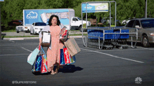 Carrying Bags Oops GIF - Carrying Bags Oops Too Heavy GIFs