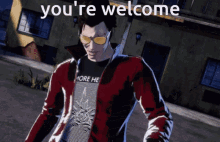 Youre Welcome No More Heroes GIF - Youre Welcome No More Heroes Travis Touchdown GIFs