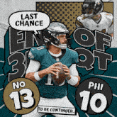 Philadelphia Eagles (10) Vs. New Orleans Saints (13) Third-fourth Quarter Break GIF - Nfl National Football League Football League GIFs